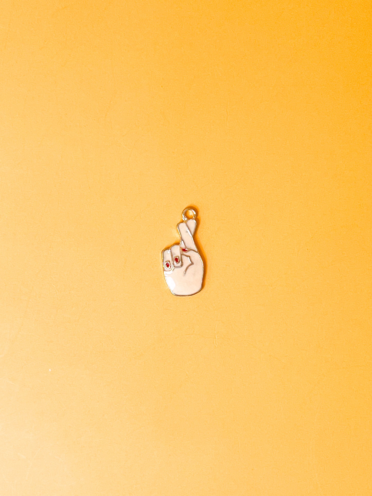 Fingers Crossed Charm