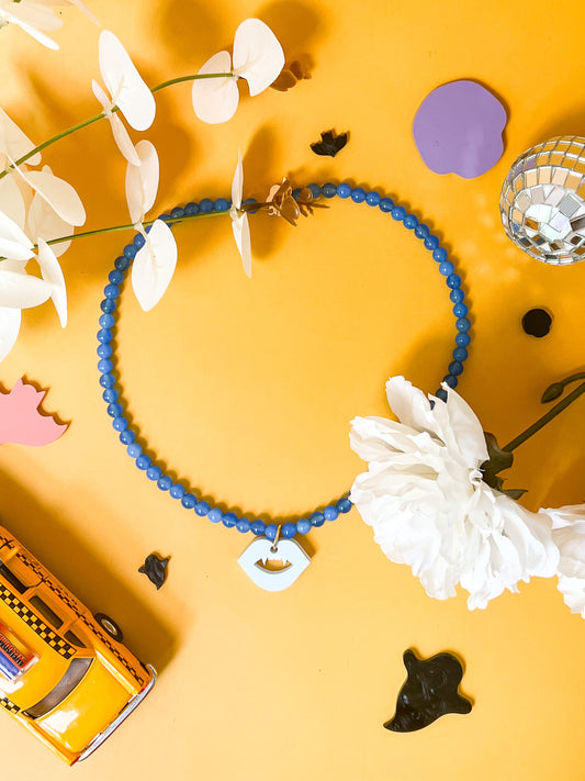 Love Bites in Blue Necklace