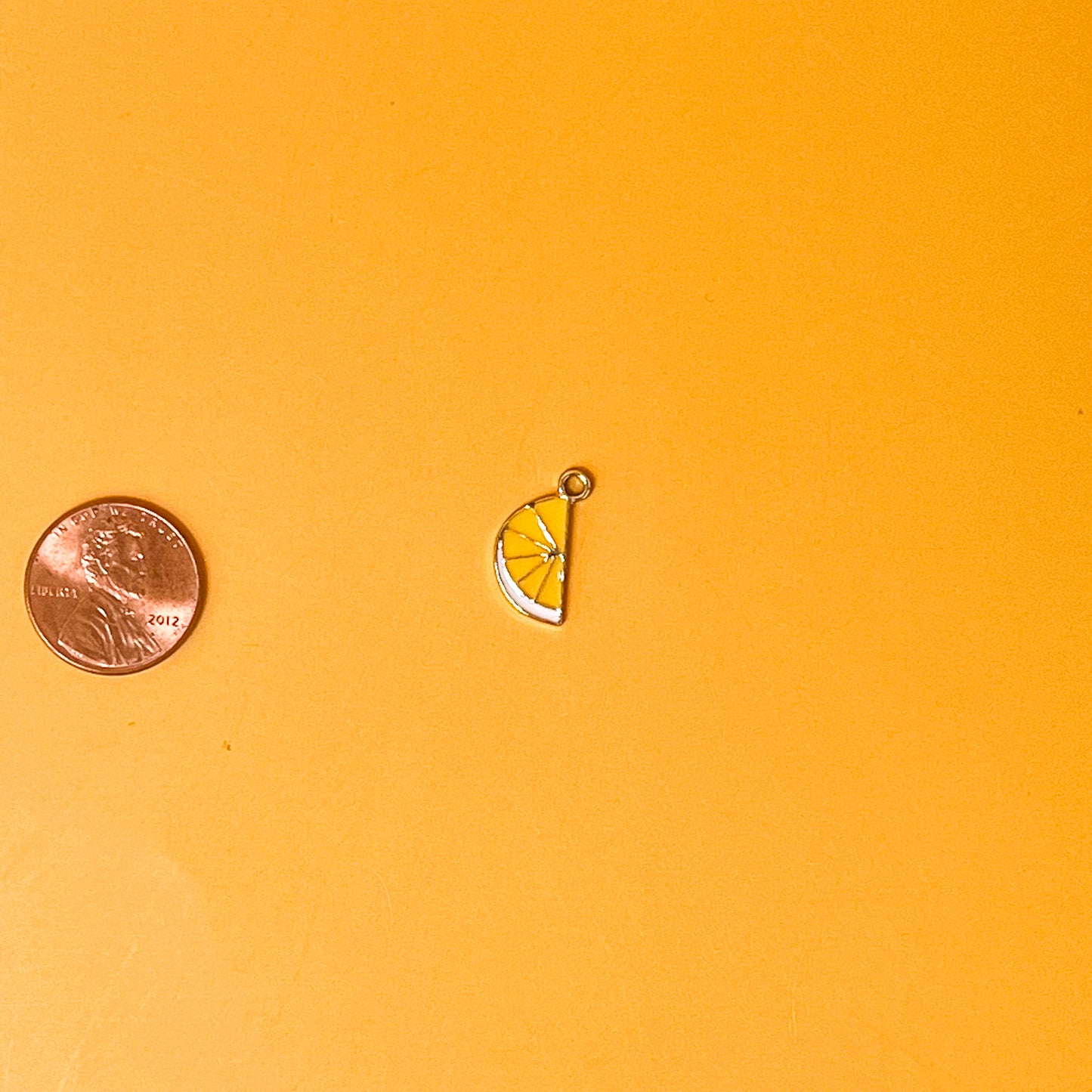 Lemon Wedge Charm